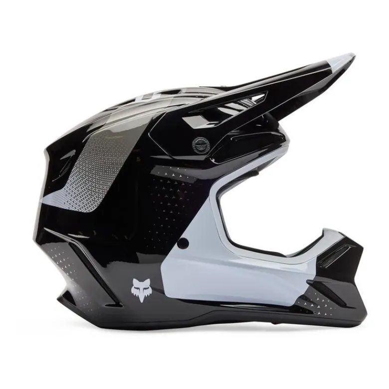 Kask cross FOX V3 TINE BLACK czarny