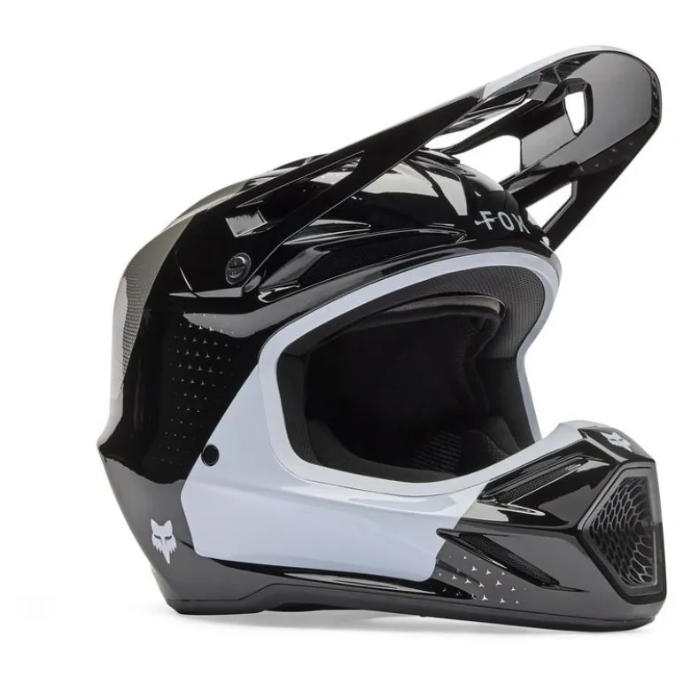 Kask cross FOX V3 TINE BLACK czarny