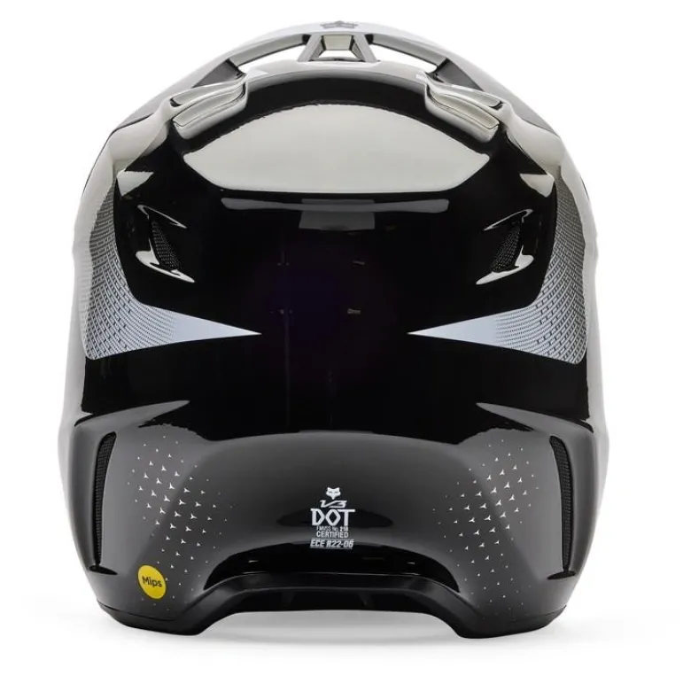 Kask cross FOX V3 TINE BLACK czarny