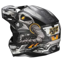 Kask cross HJC C50 MECHA BEAST BLACK/GREY czarny szary