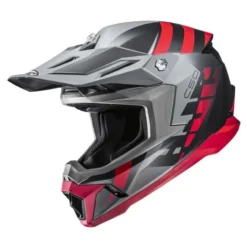 Kask cross HJC C50 MIRAGE GREY/RED szary czerwony