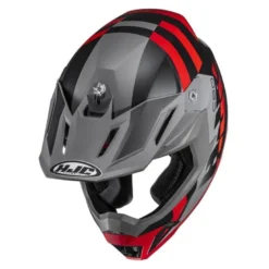 Kask cross HJC C50 MIRAGE GREY/RED szary czerwony