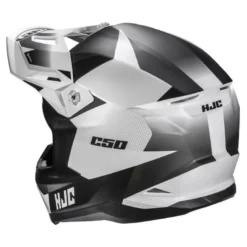 Kask cross HJC C50 SLIDE WHITE/BLACK biały czarny