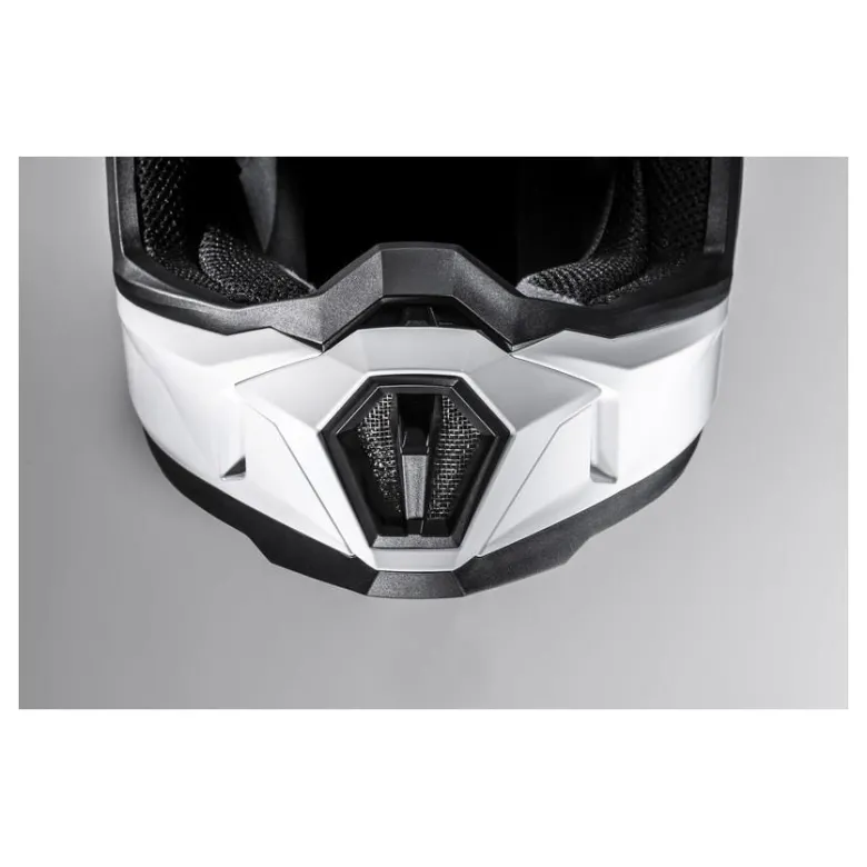 Kask cross HJC C50 SOLID PEARL WHITE biały
