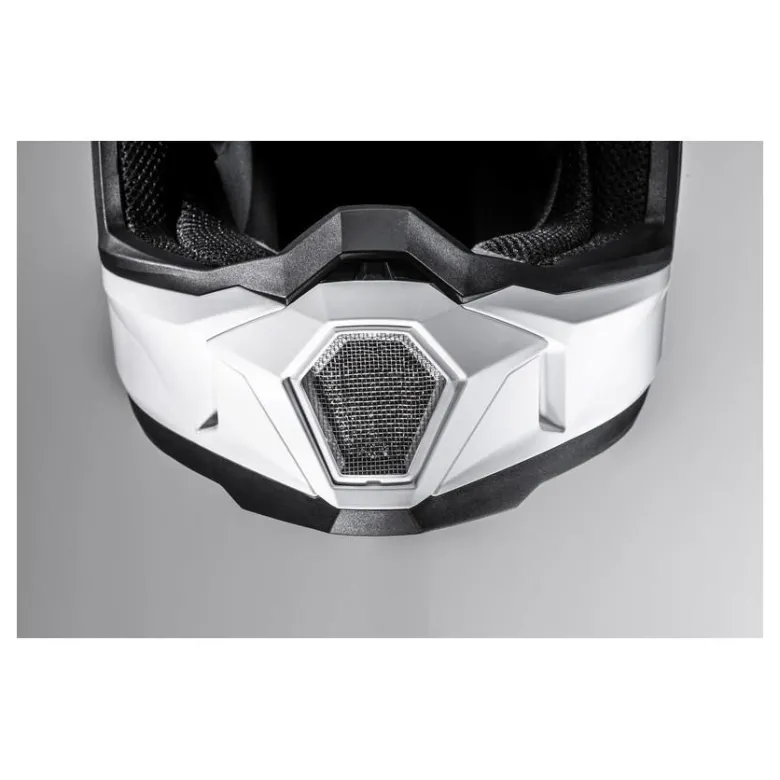Kask cross HJC C50 SOLID PEARL WHITE biały