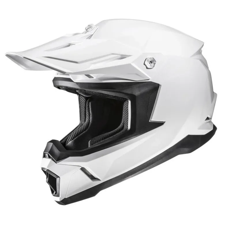 Kask cross HJC C50 SOLID PEARL WHITE biały
