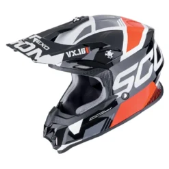 Kask cross SCORPION VX-16 EVO AIR ANALOG BLACK/RED czarny czerwony