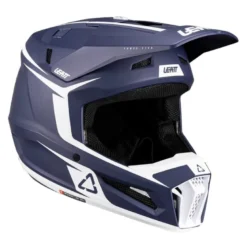 Kask cross z goglami dziecięcy LEATT KIT MOTO 3.5 JUNIOR BLUE niebieski