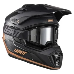 Kask cross z goglami LEATT ADV 7.5 BLACK/BRONZE czarny brązowy