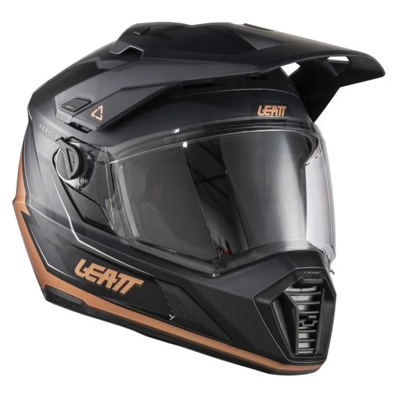 Kask cross z goglami LEATT ADV 7.5 BLACK/BRONZE czarny brązowy