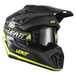 Kask cross z goglami LEATT ADV 7.5 HI-VIZ YELLOW żółty fluo