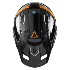 Kask cross z goglami LEATT ADV 7.5 BLACK/ORANGE czarny pomarańczowy