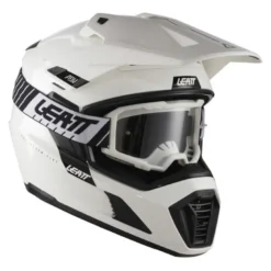 Kask cross z goglami LEATT ADV 7.5 WHITE biały