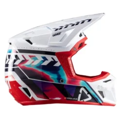 Kask cross z goglami LEATT KIT MOTO 8.5 ROYAL BLUE/RED niebieski czerwony