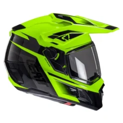 Kask cross z goglami LEATT KIT ADV 8.5 V25 HI-VIZ żółty fluo czarny