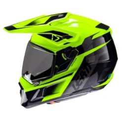Kask cross z goglami LEATT KIT ADV 8.5 V25 HI-VIZ żółty fluo czarny