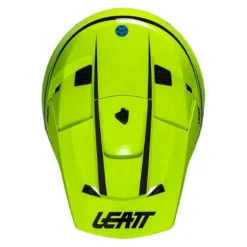 Kask cross z goglami LEATT KIT MOTO 3.5 NEON YELLOW żółty fluo