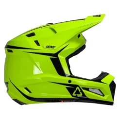 Kask cross z goglami LEATT KIT MOTO 3.5 NEON YELLOW żółty fluo