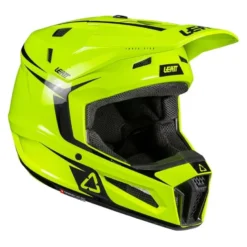 Kask cross z goglami LEATT KIT MOTO 3.5 NEON YELLOW żółty fluo