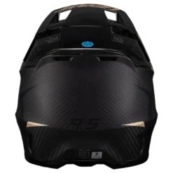 Kask cross z goglami LEATT KIT MOTO 9.5 V25 CARBON czarny złoty