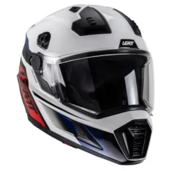 Kask cross z goglami LEATT KIT ADV 8.5 V25 ROYAL biały granatowy czerwony