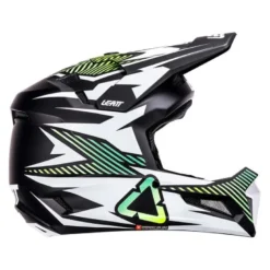 Kask cross z goglami LEATT KIT MOTO 3.5 STORM TEAL biały czarny żółty fluo