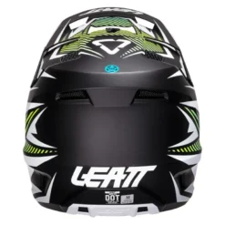 Kask cross z goglami LEATT KIT MOTO 3.5 STORM TEAL biały czarny żółty fluo