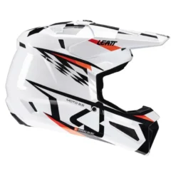 Kask cross z goglami LEATT KIT MOTO 3.5 V25 WHITE biały