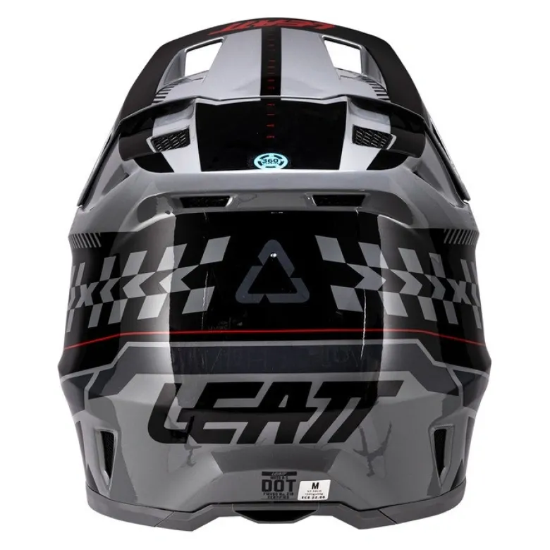 Kask cross z goglami LEATT KIT MOTO 8.5 GREY szary