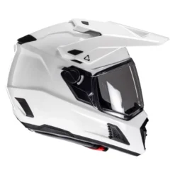 Kask cross z goglami LEATT KIT ADV 8.5 V25 WHITE biały