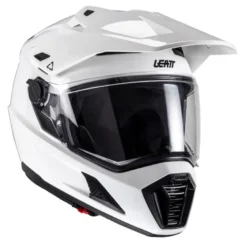 Kask cross z goglami LEATT KIT ADV 8.5 V25 WHITE biały