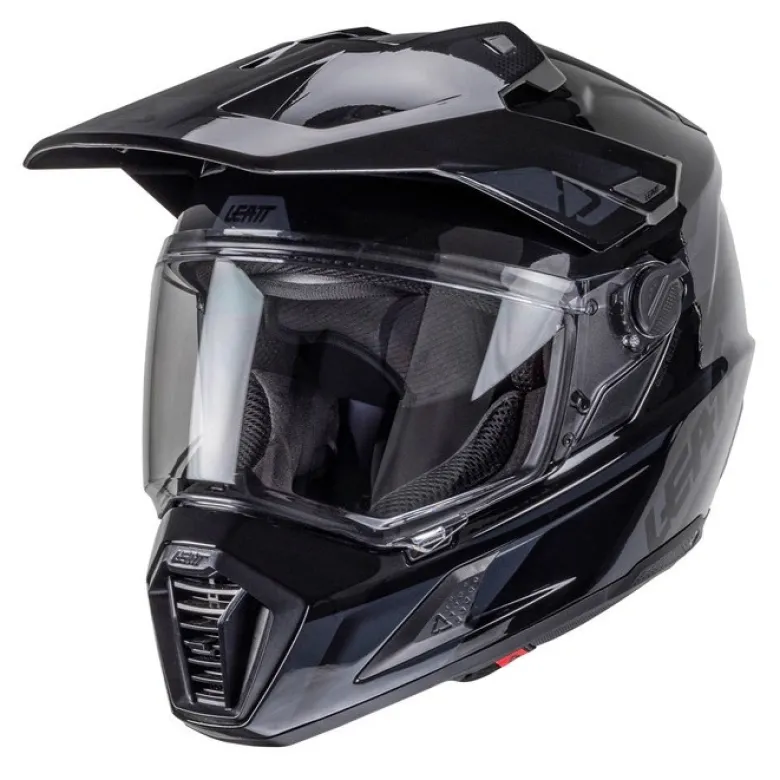 Kask cross z goglami LEATT KIT ADV 8.5 V25 STEALTH czarny
