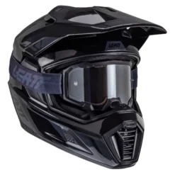 Kask cross z goglami LEATT KIT ADV 8.5 V25 STEALTH czarny