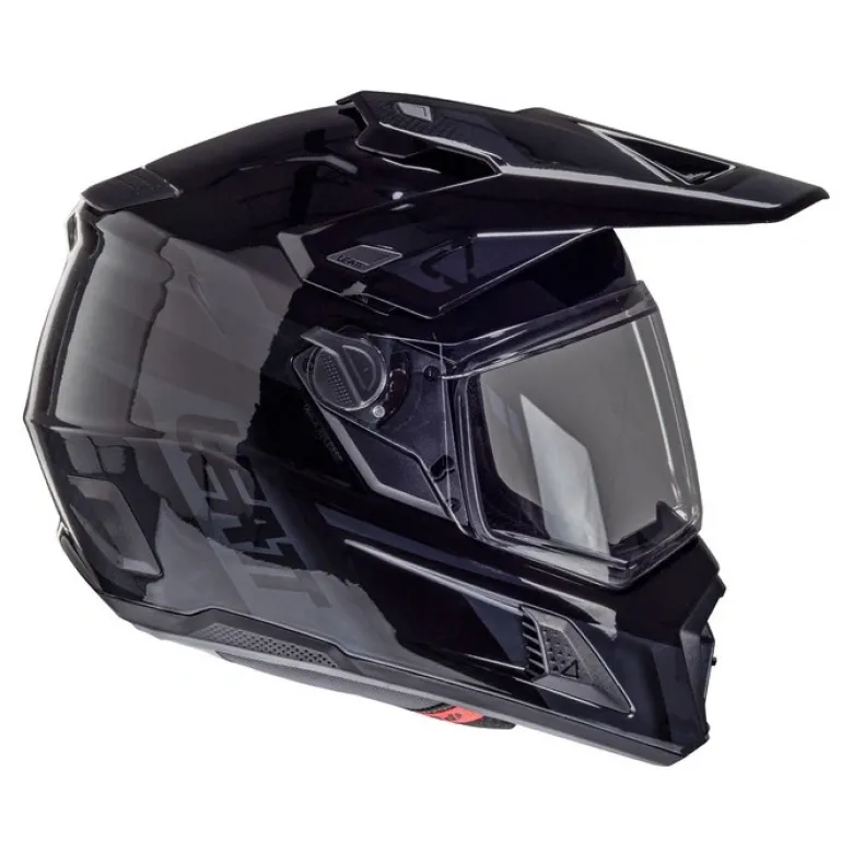 Kask cross z goglami LEATT KIT ADV 8.5 V25 STEALTH czarny