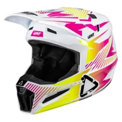Kask cross z goglami LEATT KIT MOTO 3.5 STORM PINK różowy
