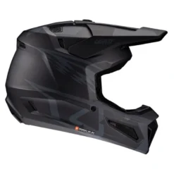 Kask cross z goglami LEATT KIT MOTO 3.5 V25 STEALTH czarny