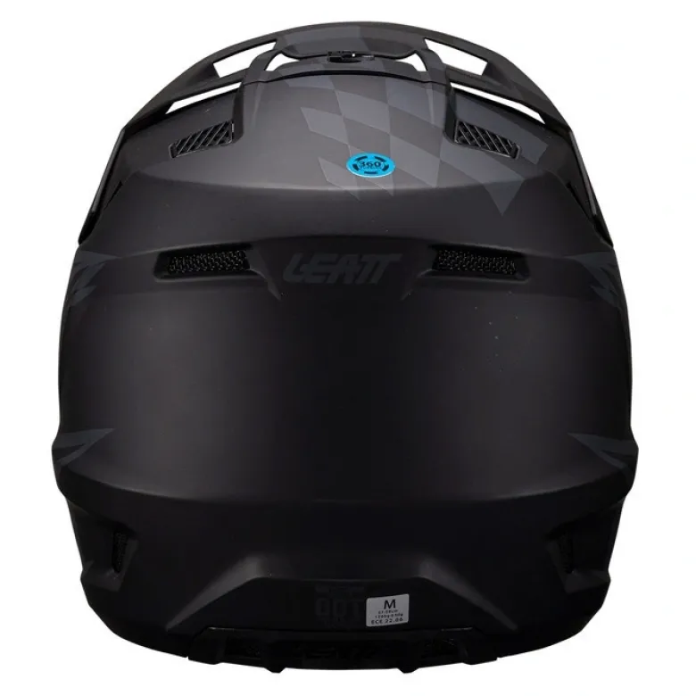 Kask cross z goglami LEATT KIT MOTO 3.5 V25 STEALTH czarny