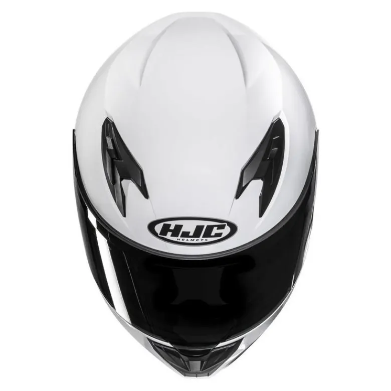 Kask dziecięcy integralny HJC Y10 SOLID PEARL WHITE biały