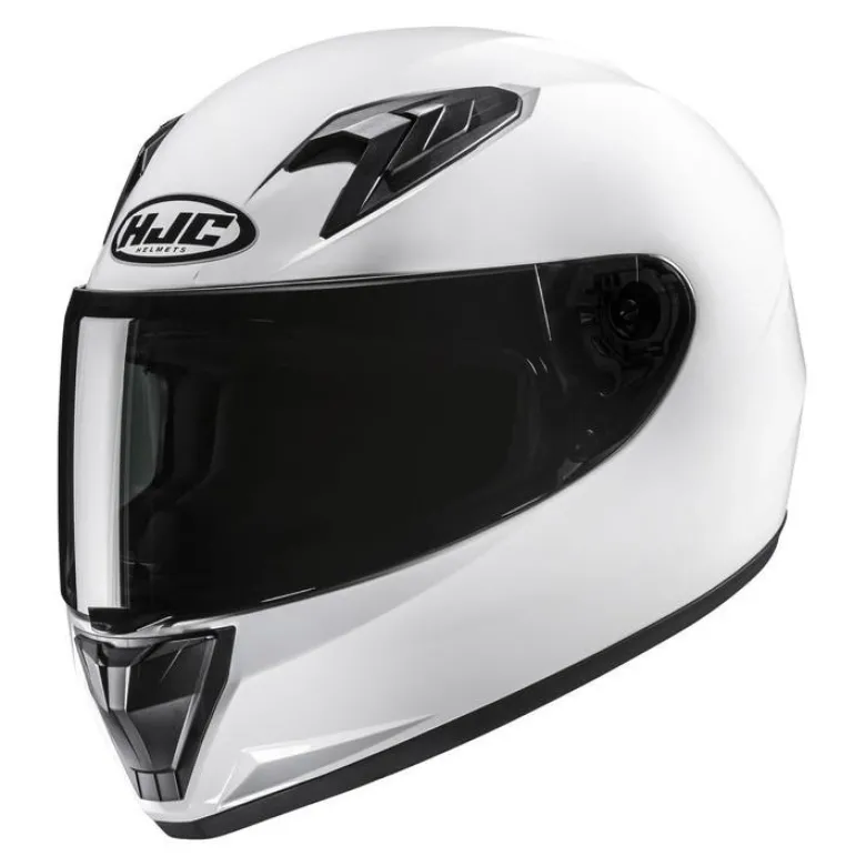 Kask dziecięcy integralny HJC Y10 SOLID PEARL WHITE biały