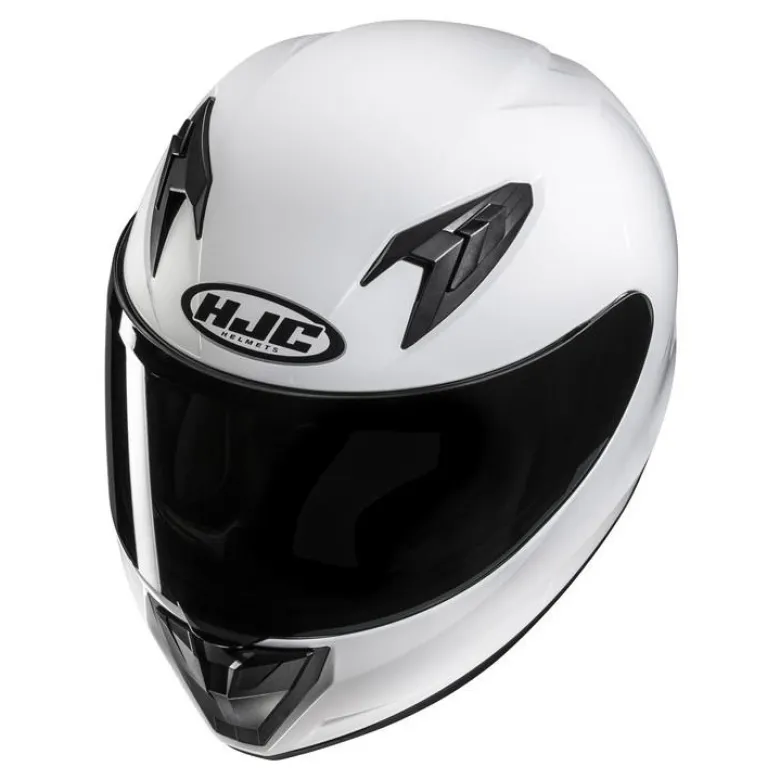 Kask dziecięcy integralny HJC Y10 SOLID PEARL WHITE biały