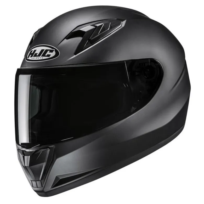 Kask dziecięcy integralny HJC Y10 SOLID SEMI FLAT BLACK czarny mat