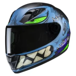 Kask dziecięcy integralny HJC Y10 FRANK BLUE/RED niebieski czerwony