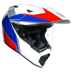 Kask integralny AGV AX9 ATLANTE WHITE/BLUE/RED biały niebieski czerwony