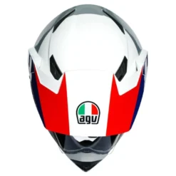 Kask integralny AGV AX9 ATLANTE WHITE/BLUE/RED biały niebieski czerwony