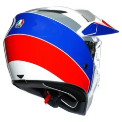 Kask integralny AGV AX9 ATLANTE WHITE/BLUE/RED biały niebieski czerwony