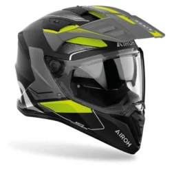 Kask integralny AIROH BANDIT TUNE YELLOW MATT żółty fluo szary czarny