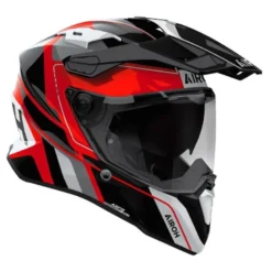 Kask integralny AIROH COMMANDER 2 SKIP RED GLOSS czarny szary czerwony