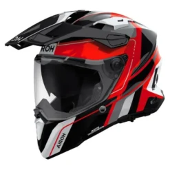 Kask integralny AIROH COMMANDER 2 SKIP RED GLOSS czarny szary czerwony
