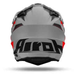 Kask integralny AIROH COMMANDER 2 REVEAL RED FLUO MATT czerwony fluo szary czarny