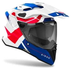 Kask integralny AIROH COMMANDER 2 REVEAL BLUE/RED GLOSS niebieski czerwony biały